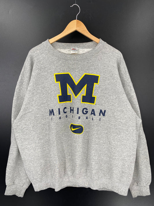 90’s NIKE MICHIGAN Made in USA Size XL Vintage Sweat-Shirts / K2850
