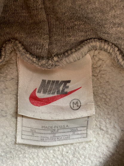 90’s NIKE Center Swoosh Made in USA Size M Vintage Hoodie Sweat-shirt / 8459