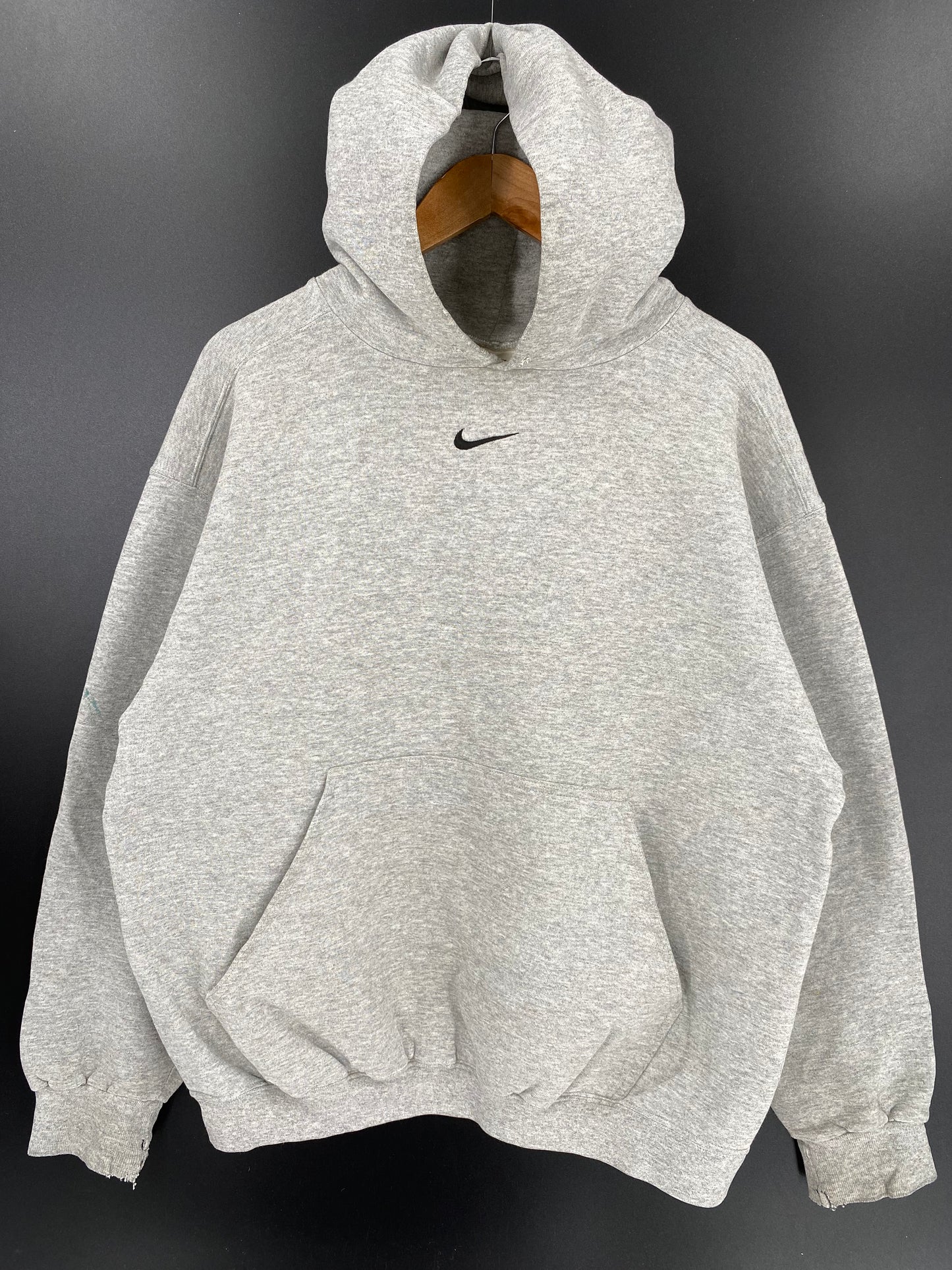 90's  NIKE CENTER SWOOSH Made in USA Size XL Vintage Hoodie Sweat-Shirts / k719