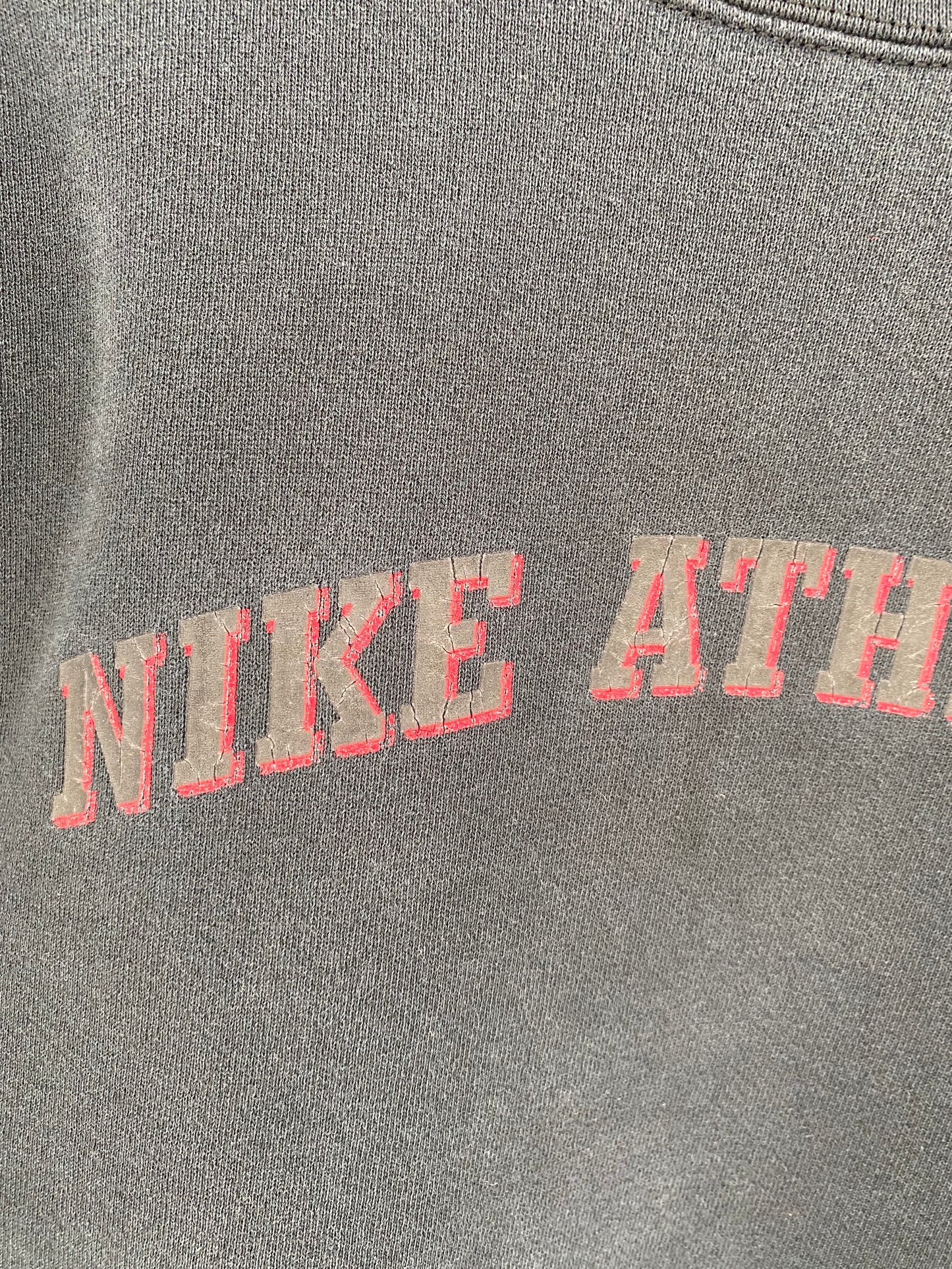 Vintage NIKE ATHLETICS Size No Tag (Approx.L) Sweat-shirt / 9654
