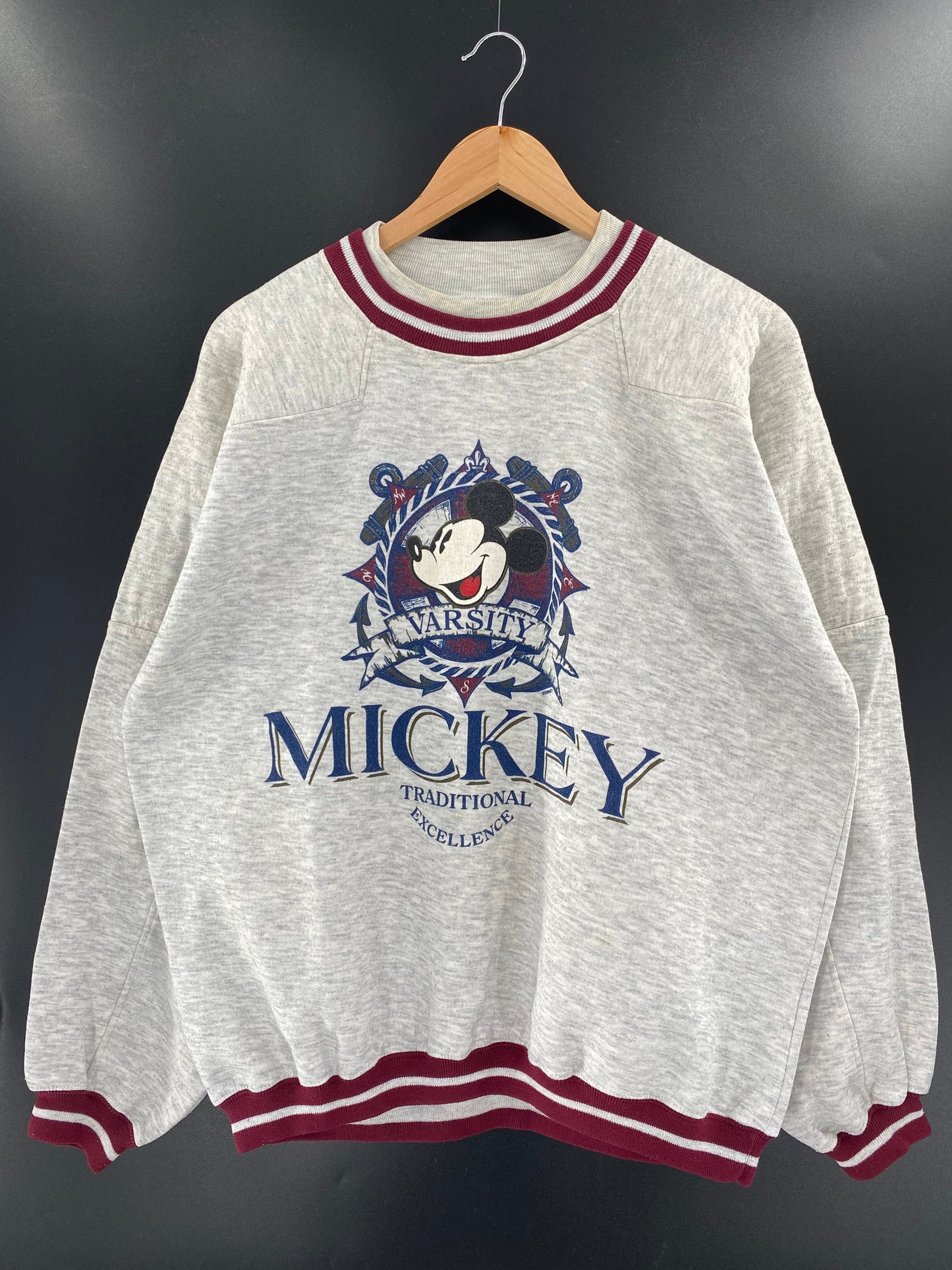 90’s DISNEY MICKEY Size L Sweat-shirt / A5403
