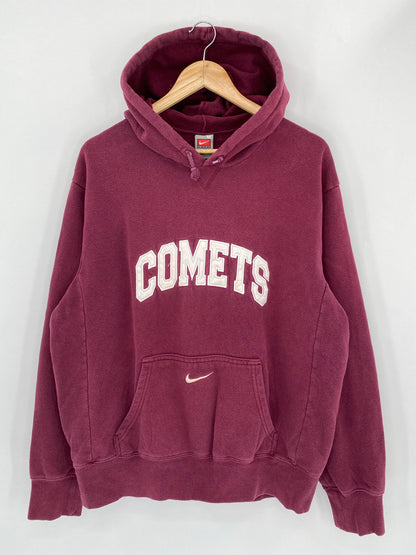00' NIKE COMETS Size M Vintage Hoodie Sweat-Shirt / 5365