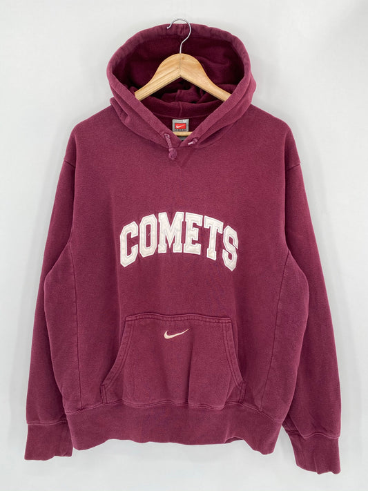 00' NIKE COMETS Size M Vintage Hoodie Sweat-Shirt / 5365