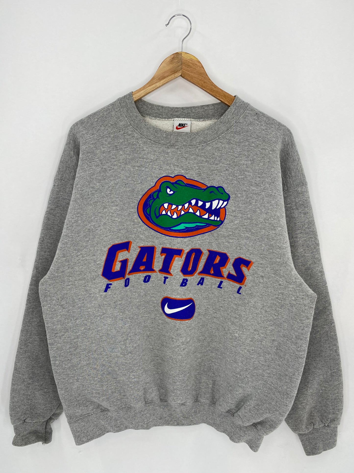 90’s NIKE GATORS Made in USA Size M Vintage Sweat-shirt / 7525