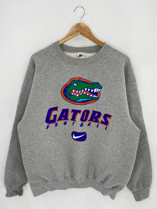 90’s NIKE GATORS Made in USA Size M Vintage Sweat-shirt / 7525