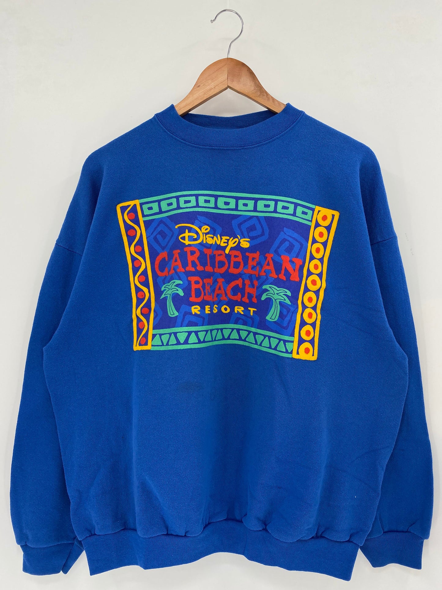 90's DISNEY CARIBBEAN BEACH Size XL Vintage Sweat-shirt / A5867
