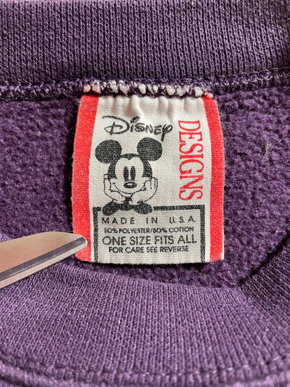 90’s DISNEY MICKEY Made in USA Size Approx.XL Vintage Sweat-shirt / A2745