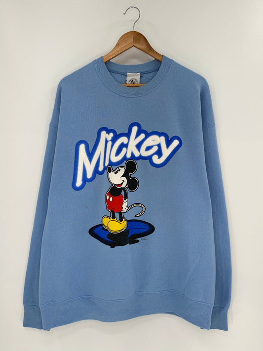 90’s DISNEY MICKEY Size XL Vintage Sweat-shirt / K7020