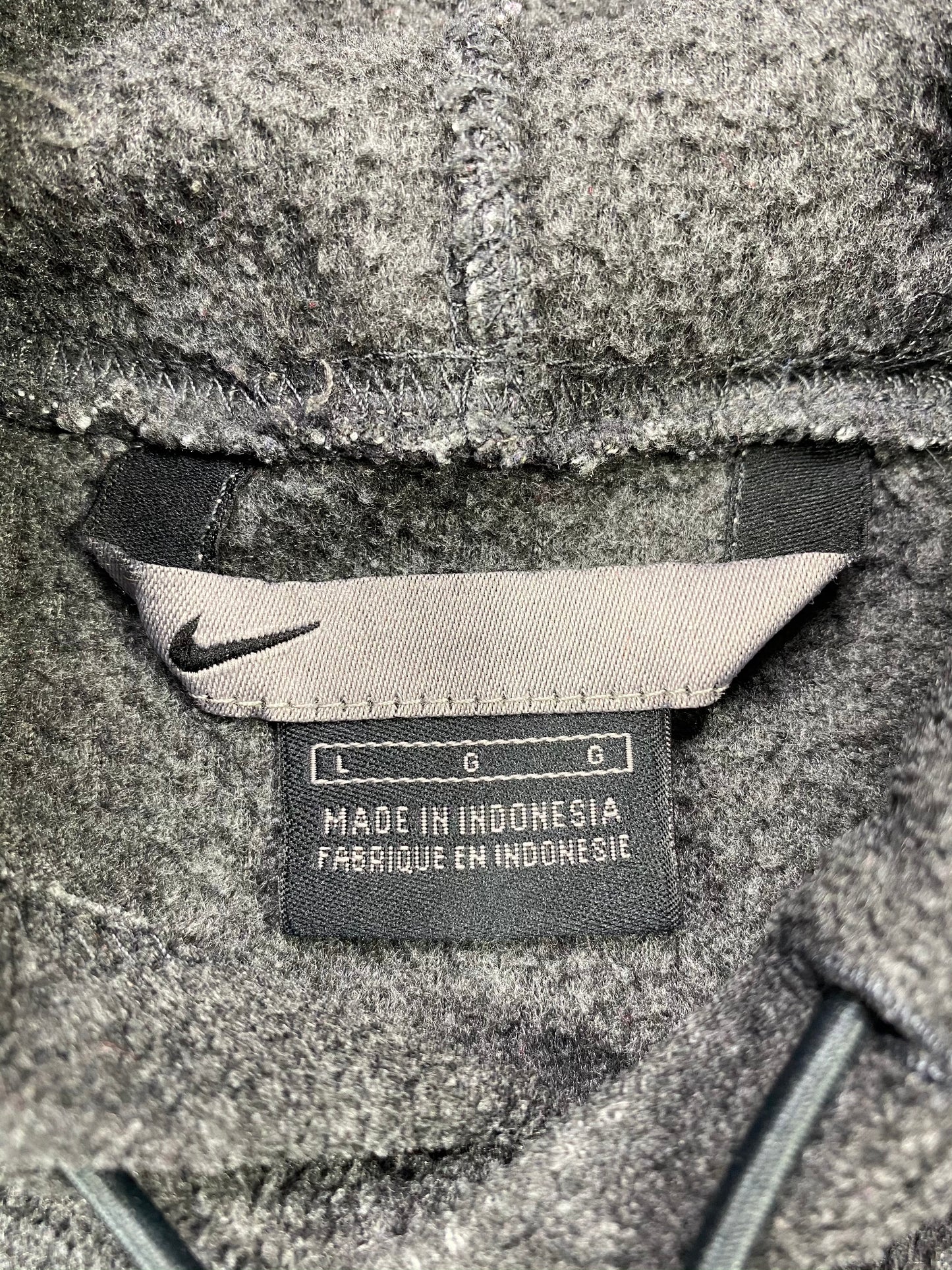 00' NIKE ATHLETICS Size L Vintage Hoodie Fleece / 6022