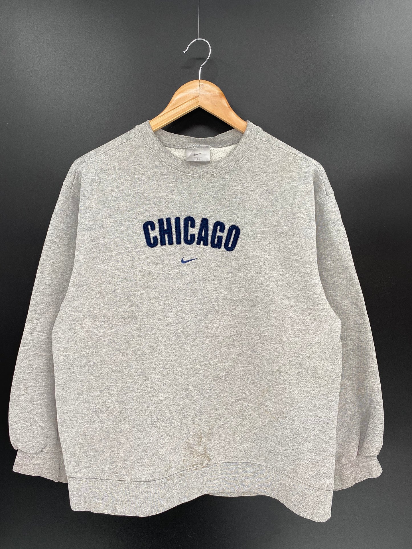 90’s NIKE CHICAGO Size M Vintage Sweat-shirt / 7947