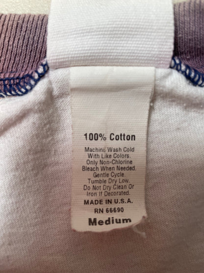 90's DISNEY TOUR THE WORLD Made in USA Size M Vintage T-Shirt  / k2775