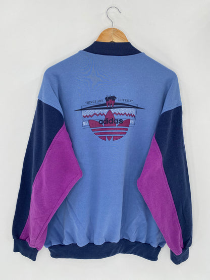 90’s ADIDAS Size L Vintage Sweat-Shirt / 5546