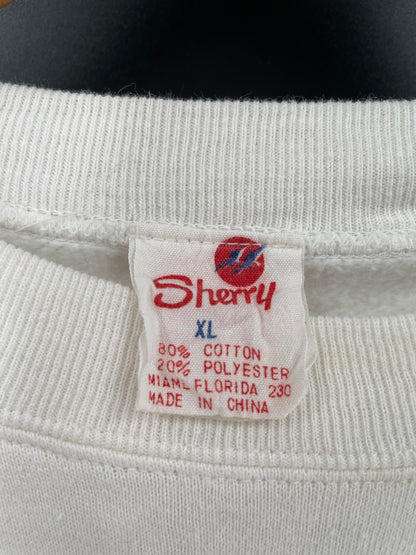 80’s DISNEY MICKEY AND MINNIE Size XL Vintage Sweat-shirt / A5325