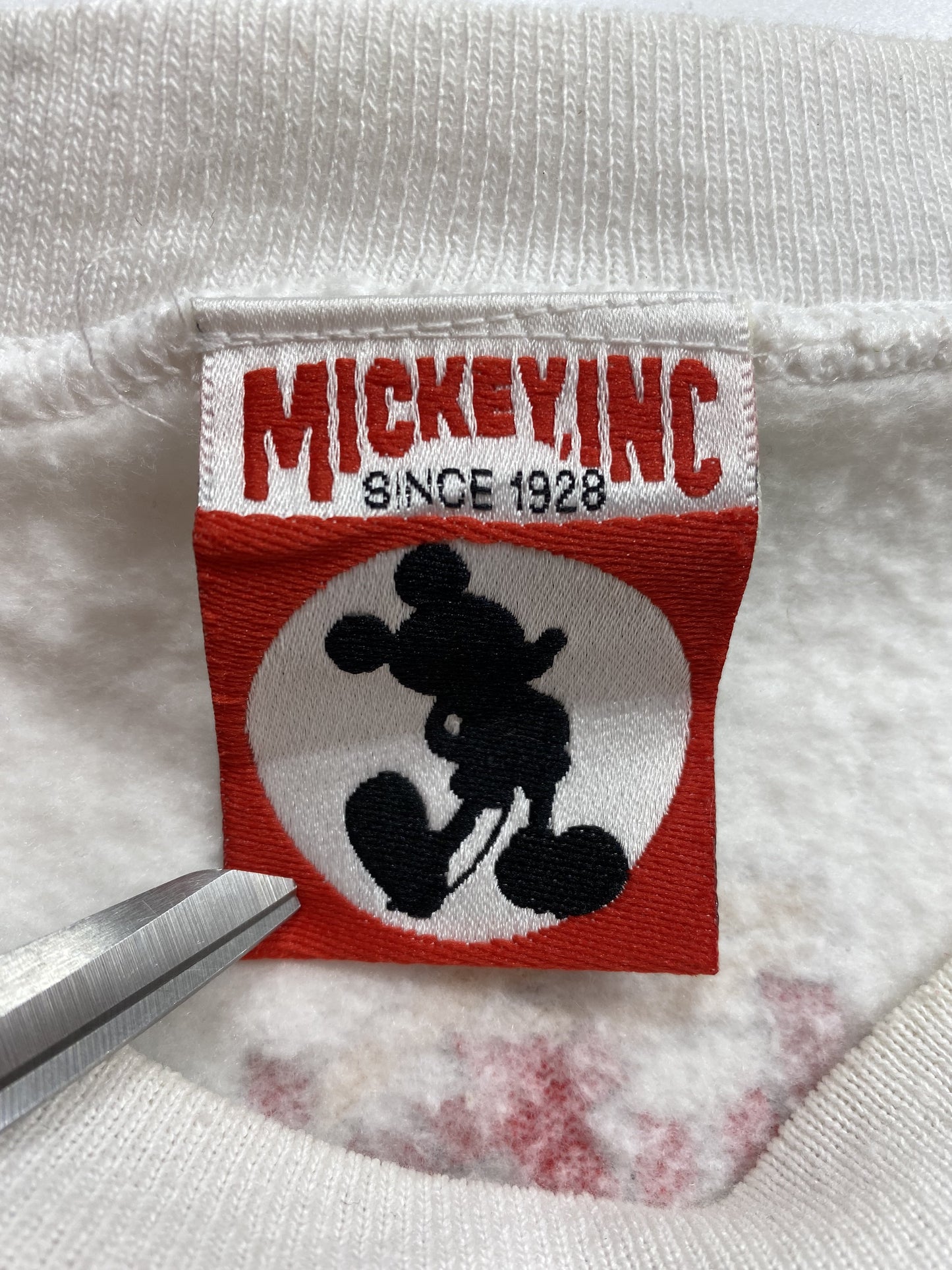 90’s DISNEY MICKEY and PLUTO Made in USA Size XL Vintage Sweat-shirt / k6001