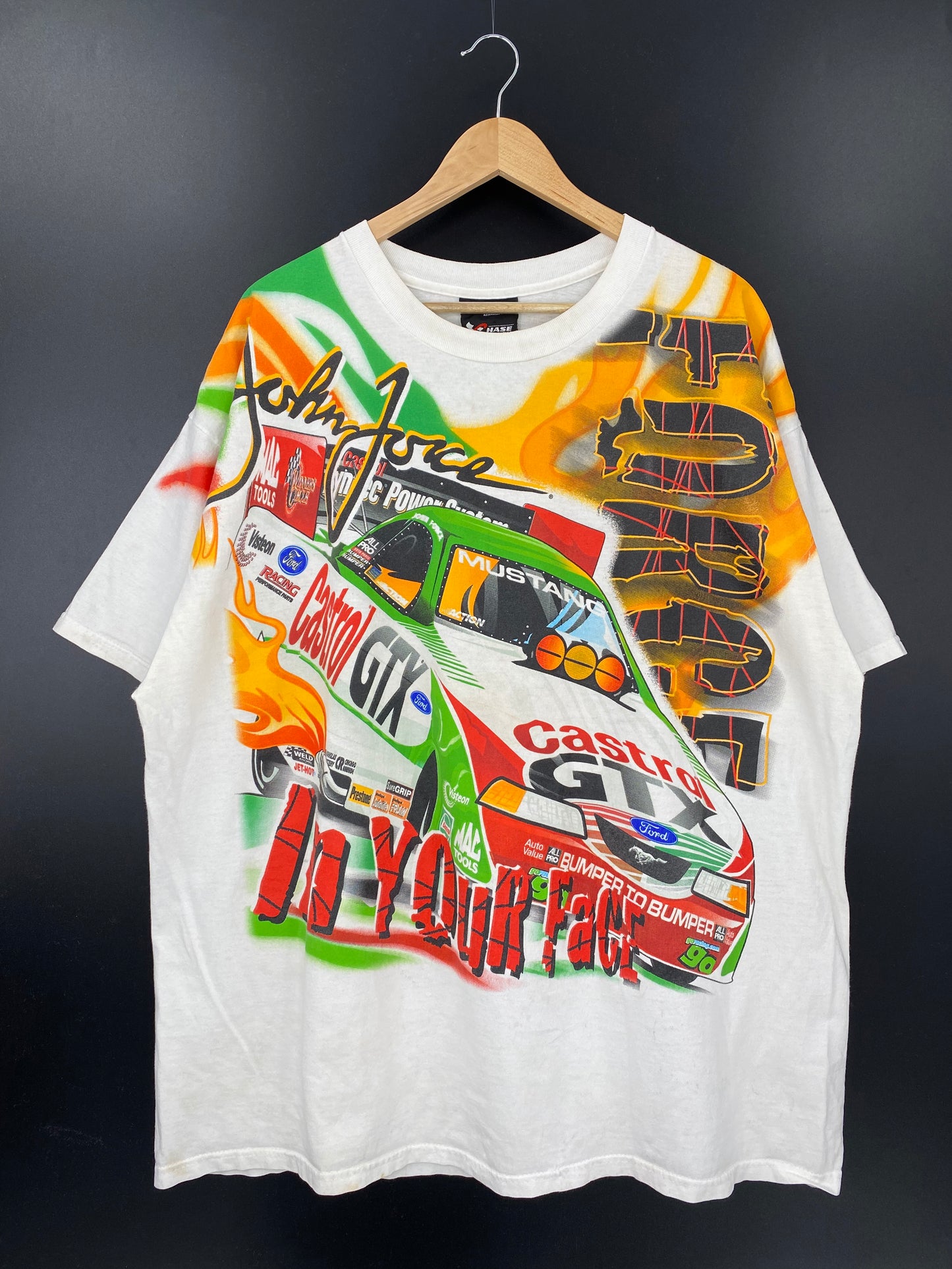 2000 JOHN FORCE X FORD Size XL Racing T-Shirt / K1575