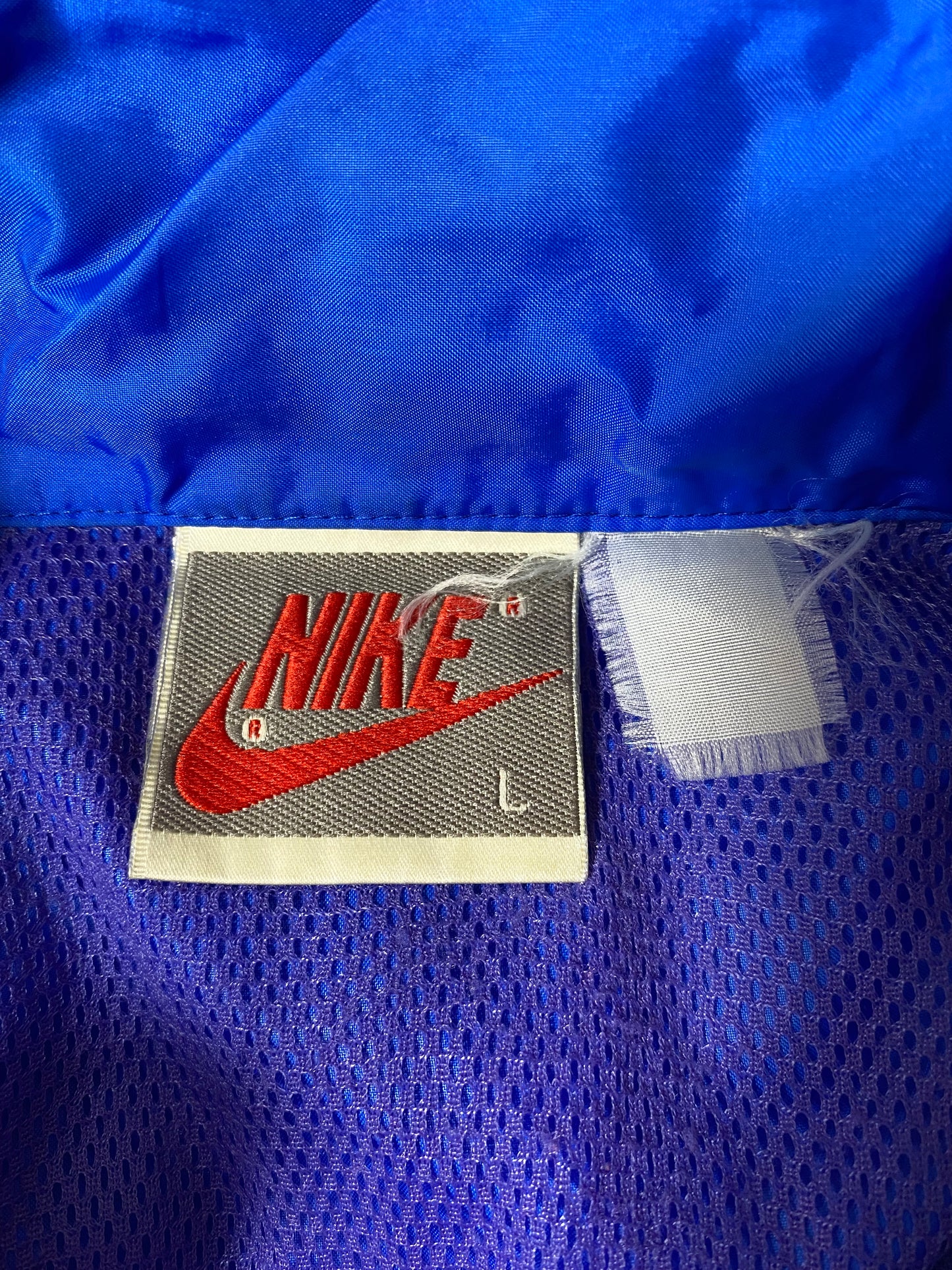 90's NIKE Silver Tag Size L Vintage Nylon Jacket / K539
