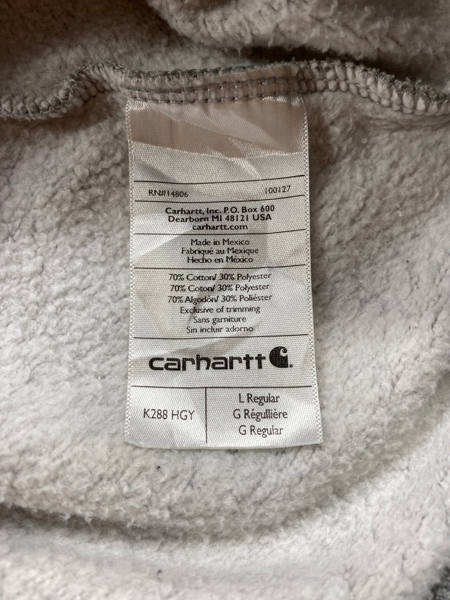 Vintage CARHARTT Size L Hoodie Sweat-Shirts / 5904