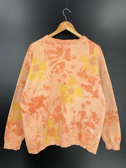 90’s NIKE MINI SWOOSH Tie Dye Size L Vintage Sweat-shirt / K78