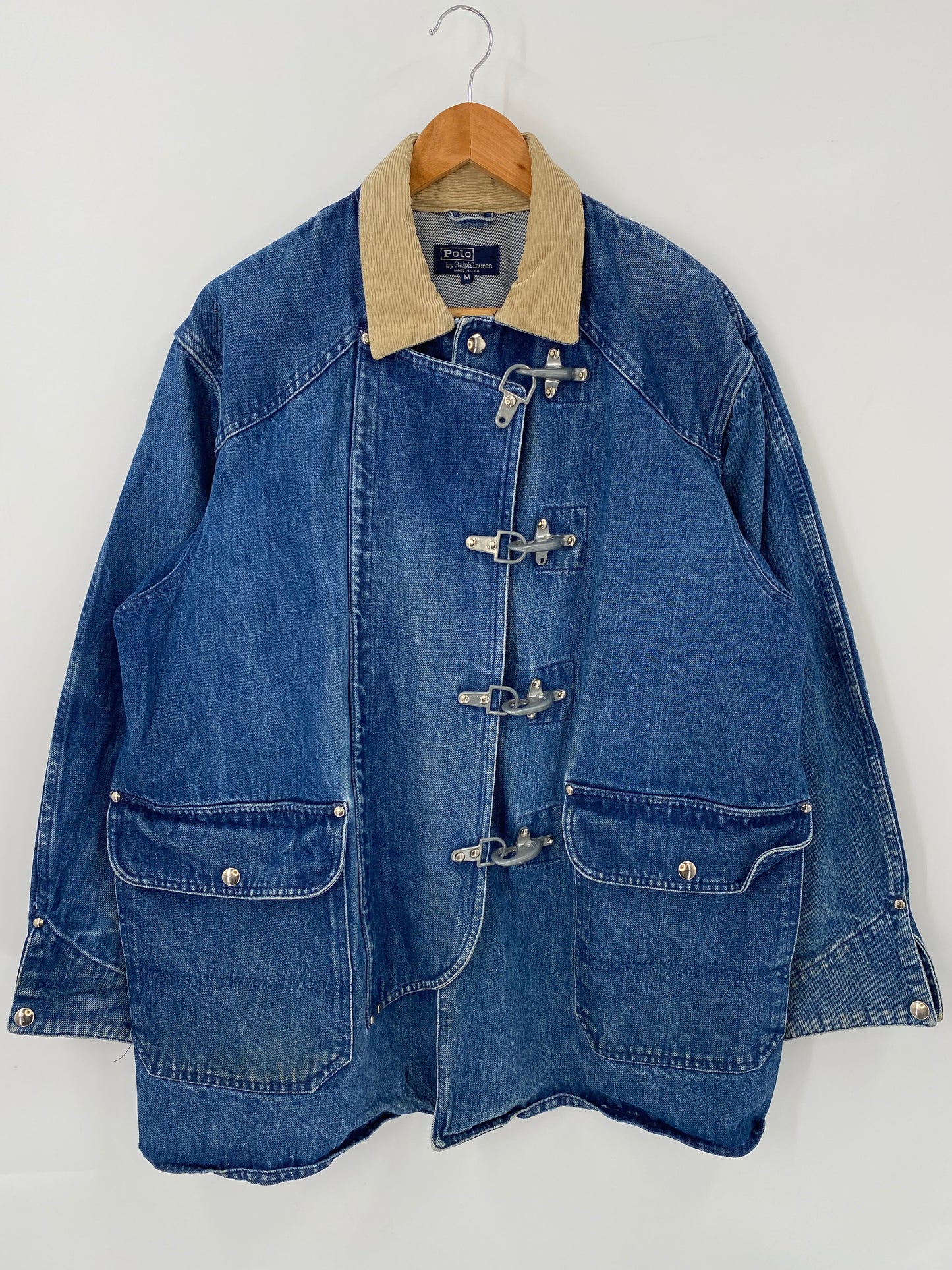 90's RALPH LAUREN Made in USA Size M Vintage Denim Jacket  / K4111
