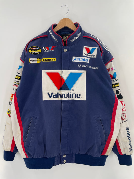 Vintage NASCAR VALVOLINE Size XL Racing Jacket / k2371