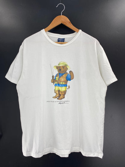 90’s RALPH LAUREN POLO BEAR Size L Vintage T-Shirts / A6592