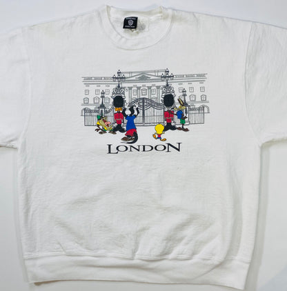 90's WARNER BROS. Made in USA Size L Vintage Sweat-shirt  / 6134
