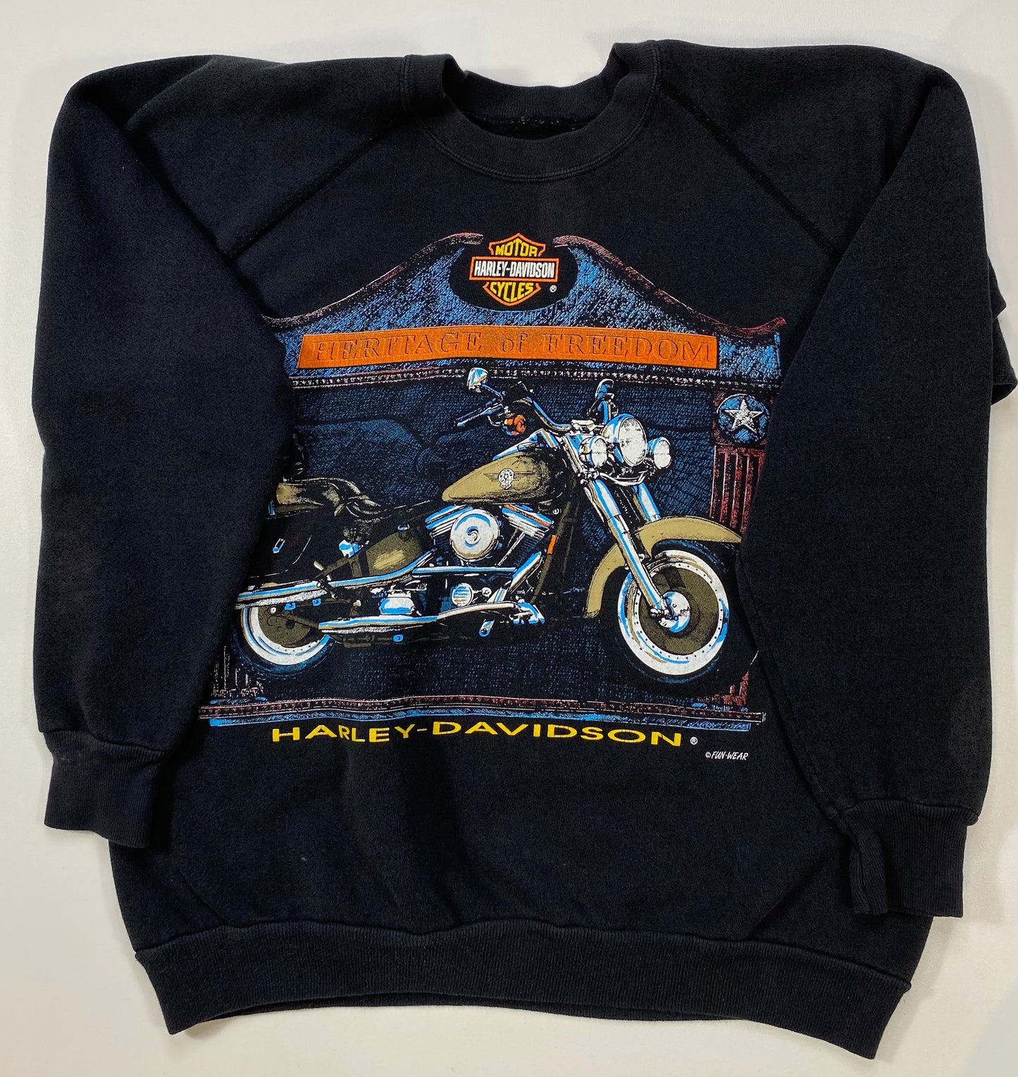 80's HARLEY DAVIDSON Size Approx. L Vintage Sweat-shirt / 6145