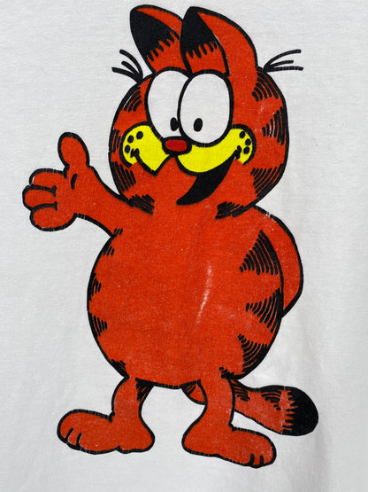 80’s GARFIELD MADE IN USA Size XL Vintage T-Shirts / K1490