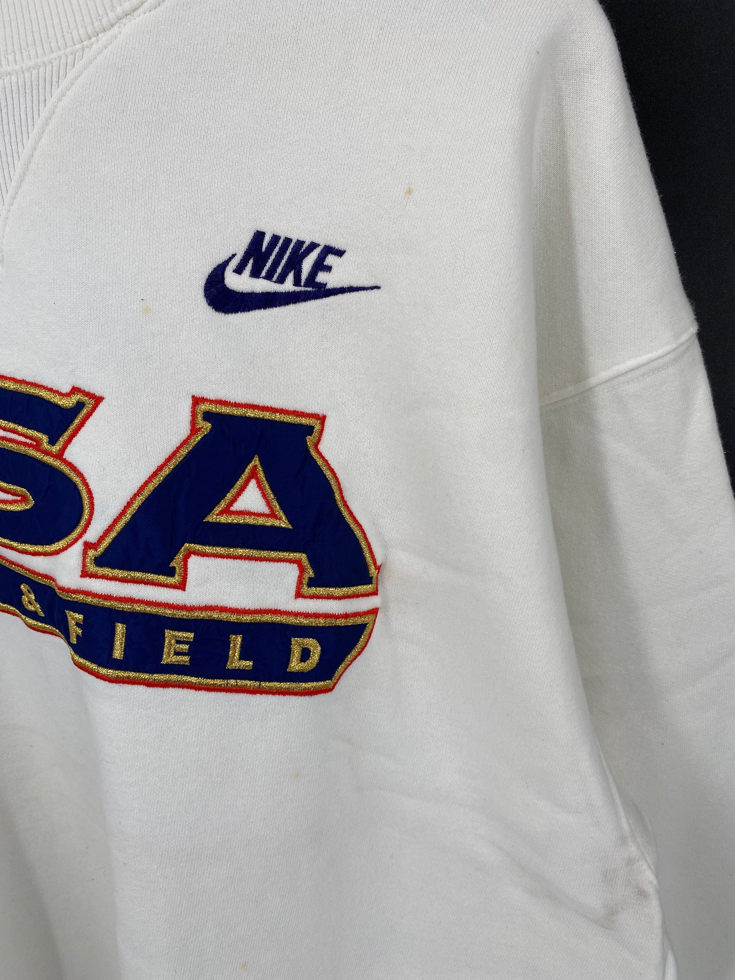 90's Silver tag NIKE USA TRACK & FIELD Made in USA Size XL Vintage Sweat-Shirt / A5069