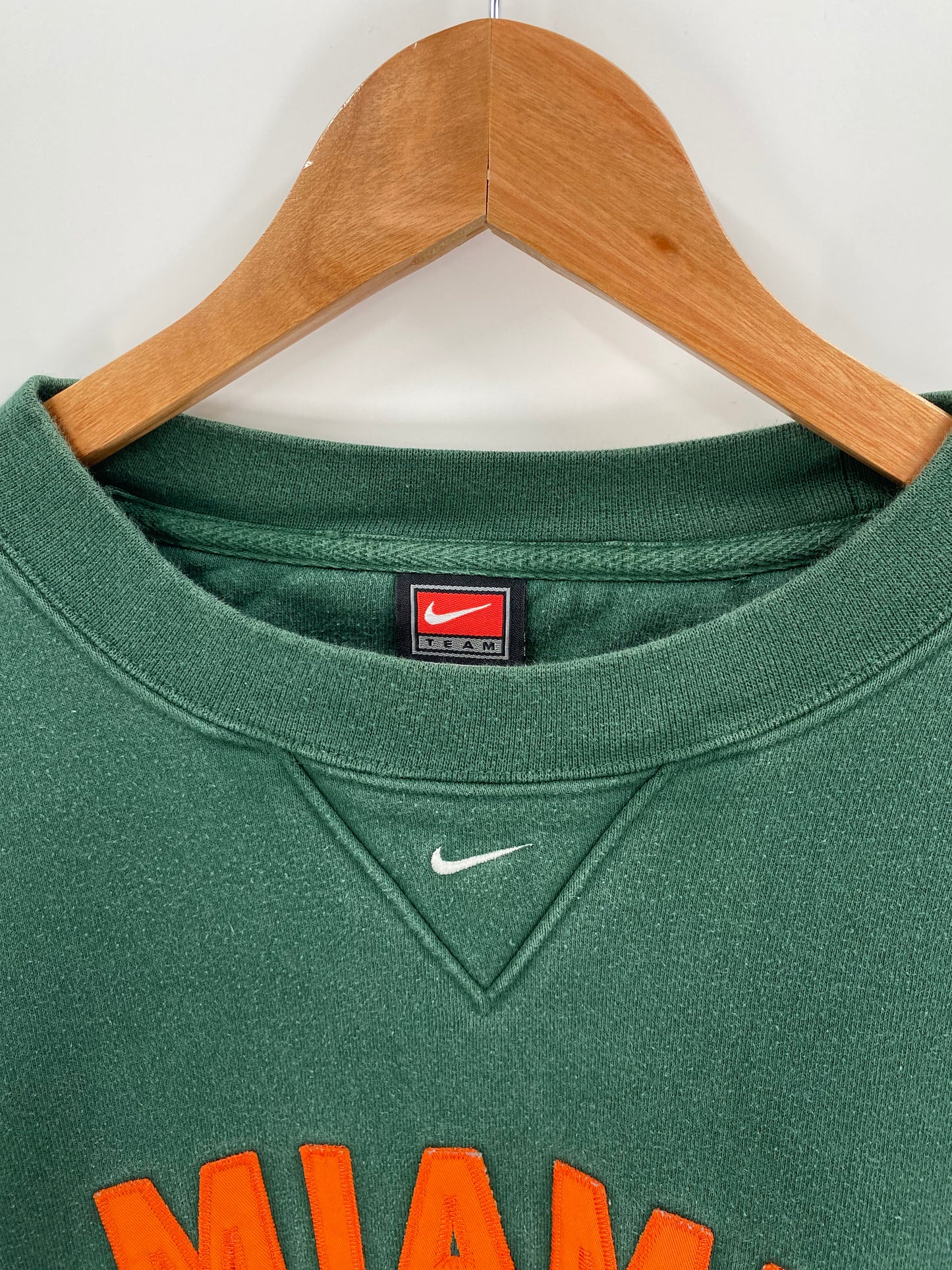 00' NIKE MIAMI  Size XL Vintage College Sweat-Shirt / K3340