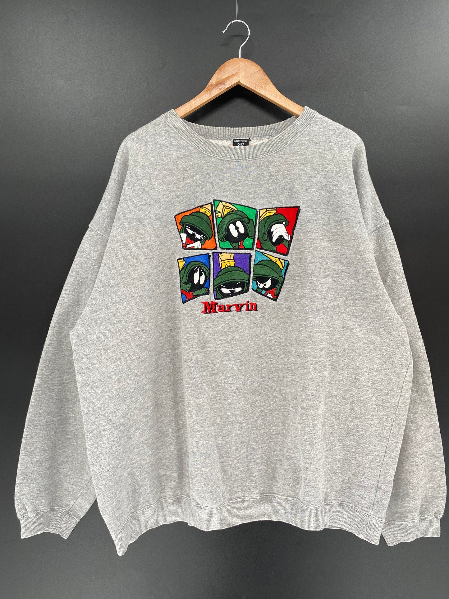 90's LOONEY TUNES MARVIN THE MARTIAN Size XXL Vintage Sweat-Shirt  / K1246