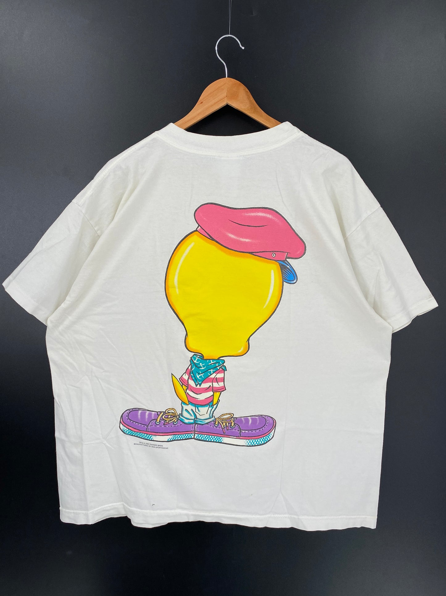 1996' LOONEY TUNES TWEETY Size 2XL Vintage T-Shirt / K1880