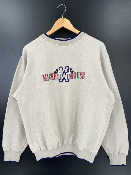 90’s DISNEY MICKEY Size L Vintage Sweat-shirt / k2019
