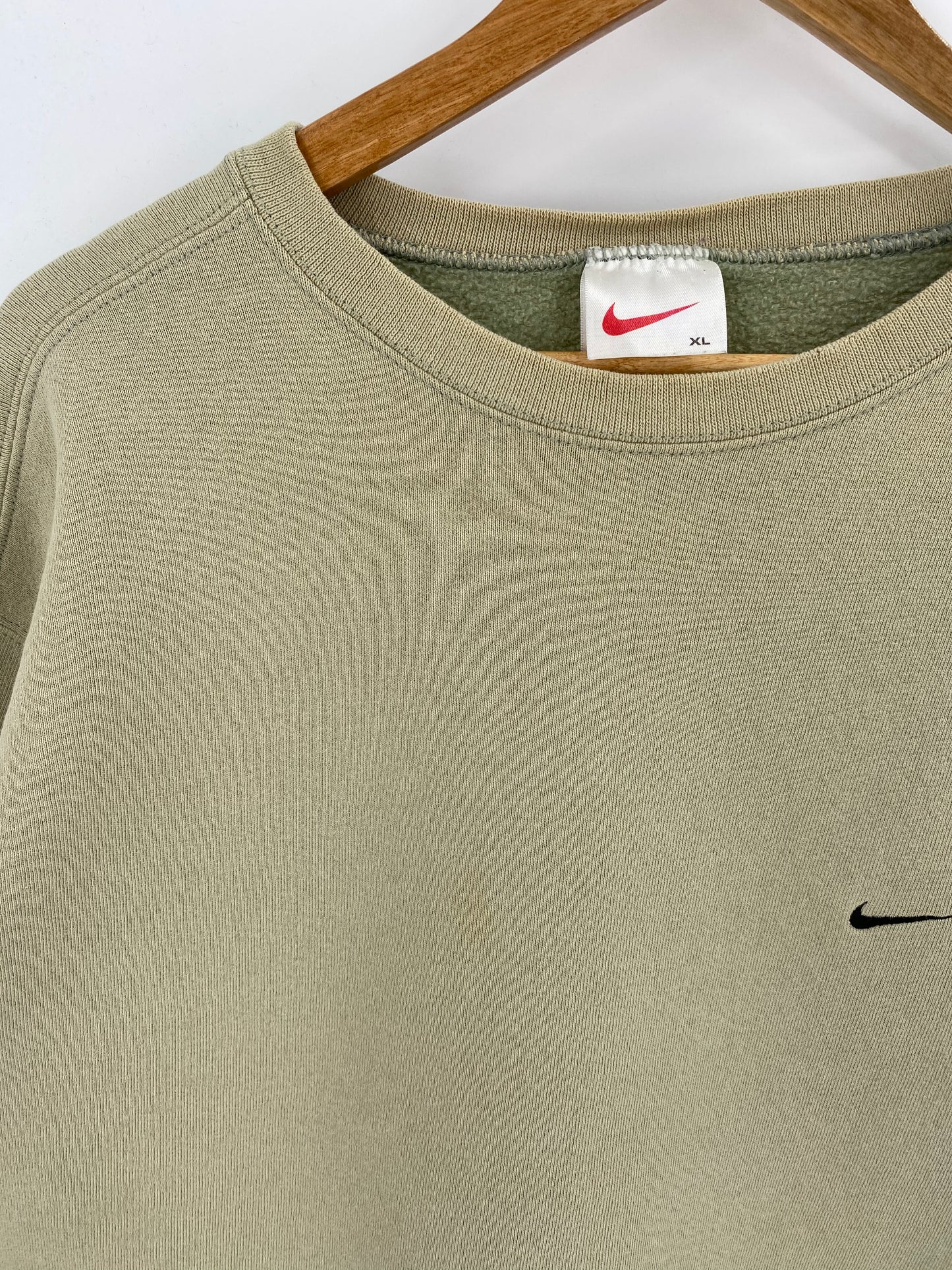 90’s NIKE Mini Swoosh Made in USA Size XL Vintage Sweat-shirt / 8160