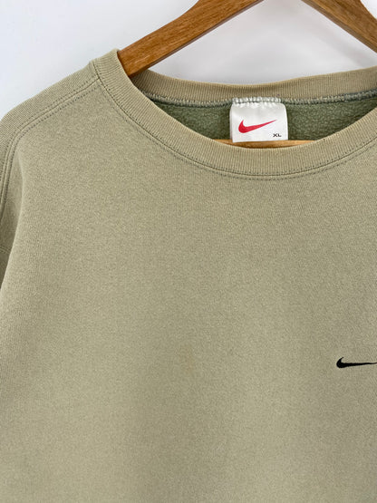 90’s NIKE Mini Swoosh Made in USA Size XL Vintage Sweat-shirt / 8160