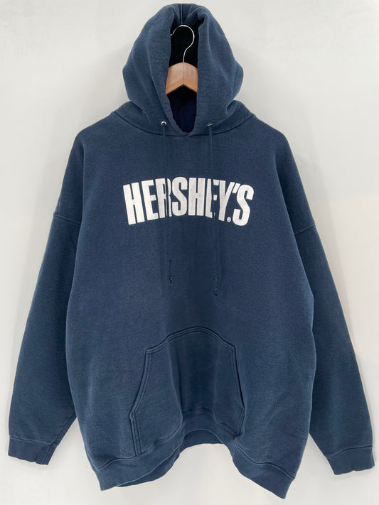 Vintage HERSHEY’S Size XXL Hoodie Sweat-Shirt / K3619
