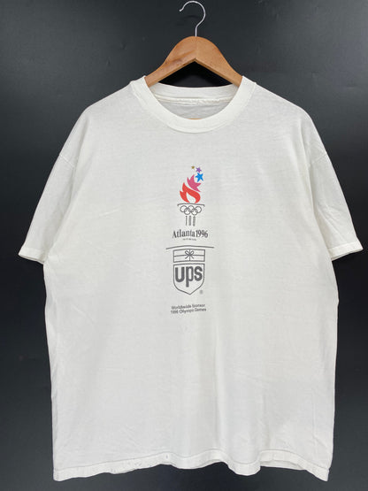 1996 ATLANTA OLYMPICS SIZE No tag (Approx.XL) Vintage T-Shirt / A2303