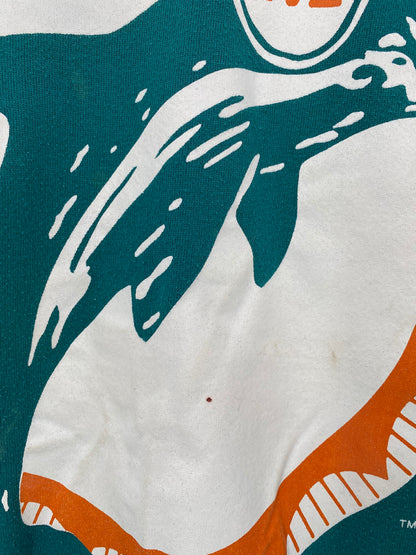 90’s MIAMI DOLPHINS MADE IN USA Size XL Vintage NFL Sweat-Shirts / 9868
