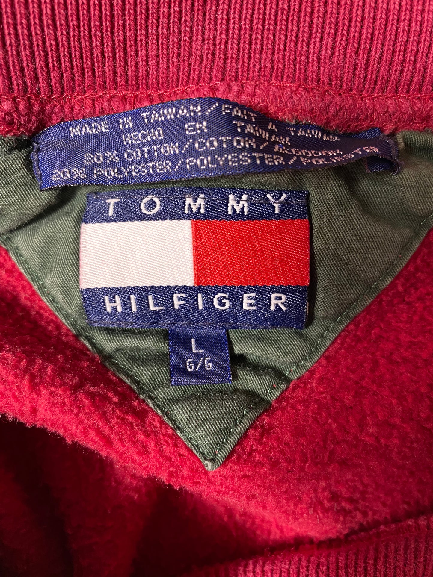 90's TOMMY HILFIGER Size L Vintage Sweat-Shirt  / K3224