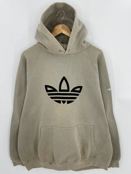 90’s ADIDAS Made in USA Size XXL Vintage Hoodie Sweat-shirt / K5878