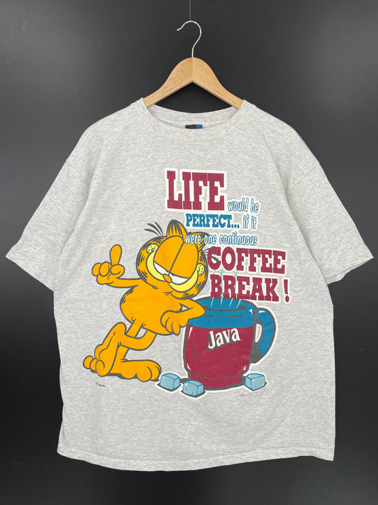 90’s GARFIELD Size XL Vintage T-Shirts / A3195