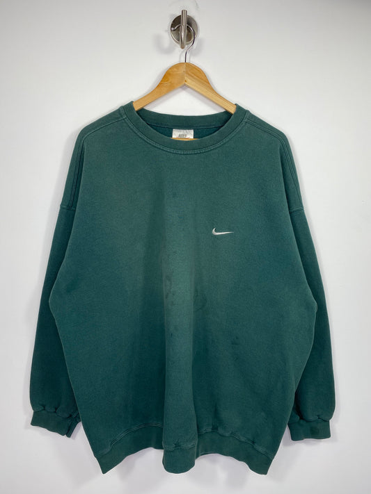 90’s NIKE Mini Swoosh Made in USA Vintatge Sweat-Shirt / 5019