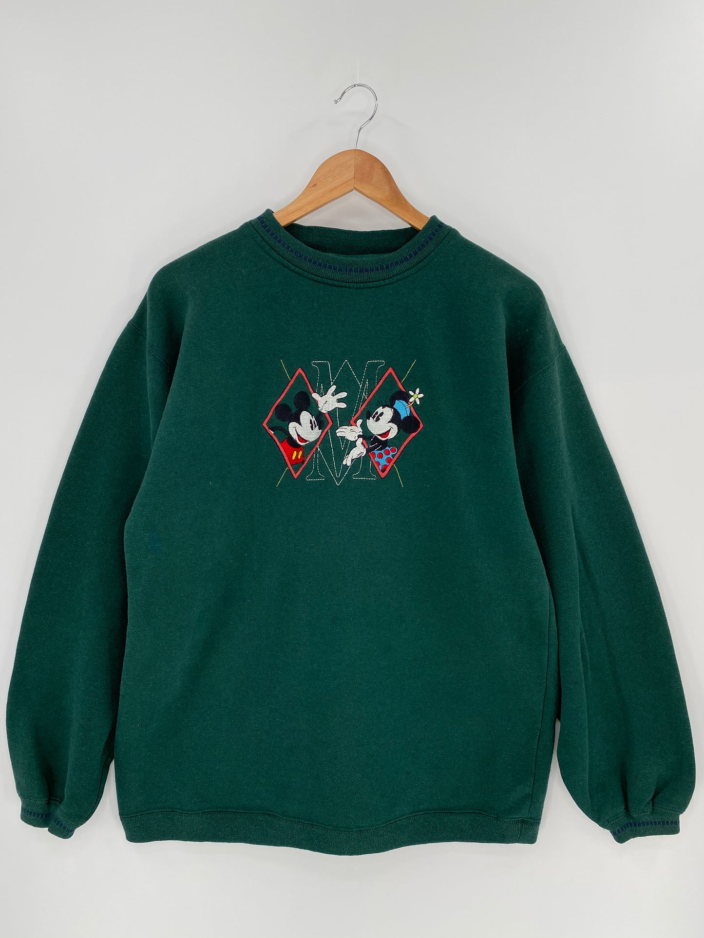 90’s DISNEY MICKEY Size L Vintage Sweat-shirt / 9045