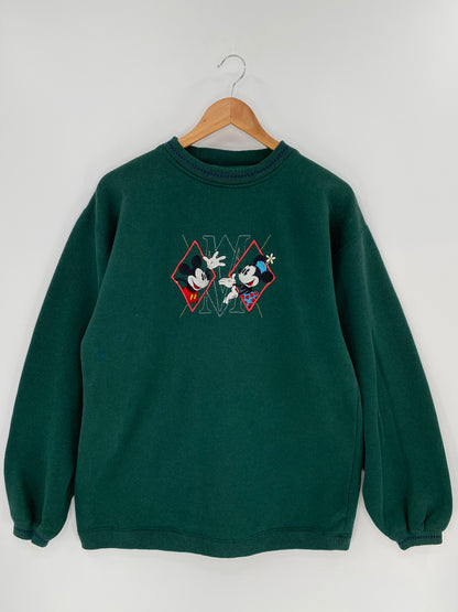 90’s DISNEY MICKEY Size L Vintage Sweat-shirt / 9045