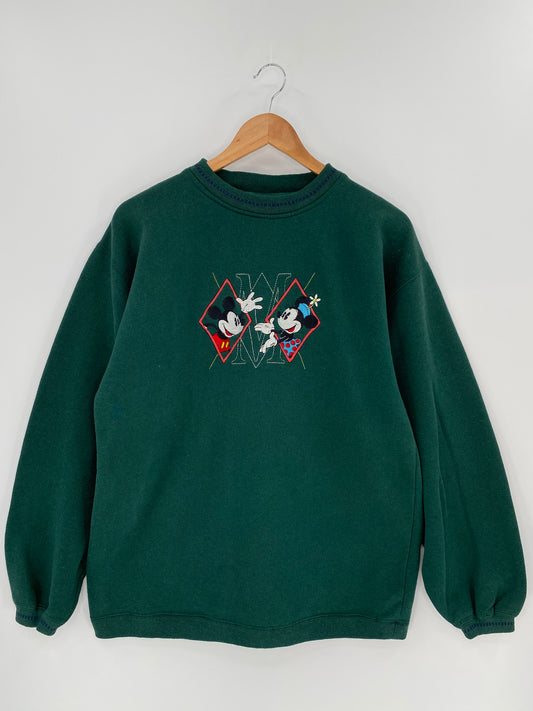 90’s DISNEY MICKEY Size L Vintage Sweat-shirt / 9045