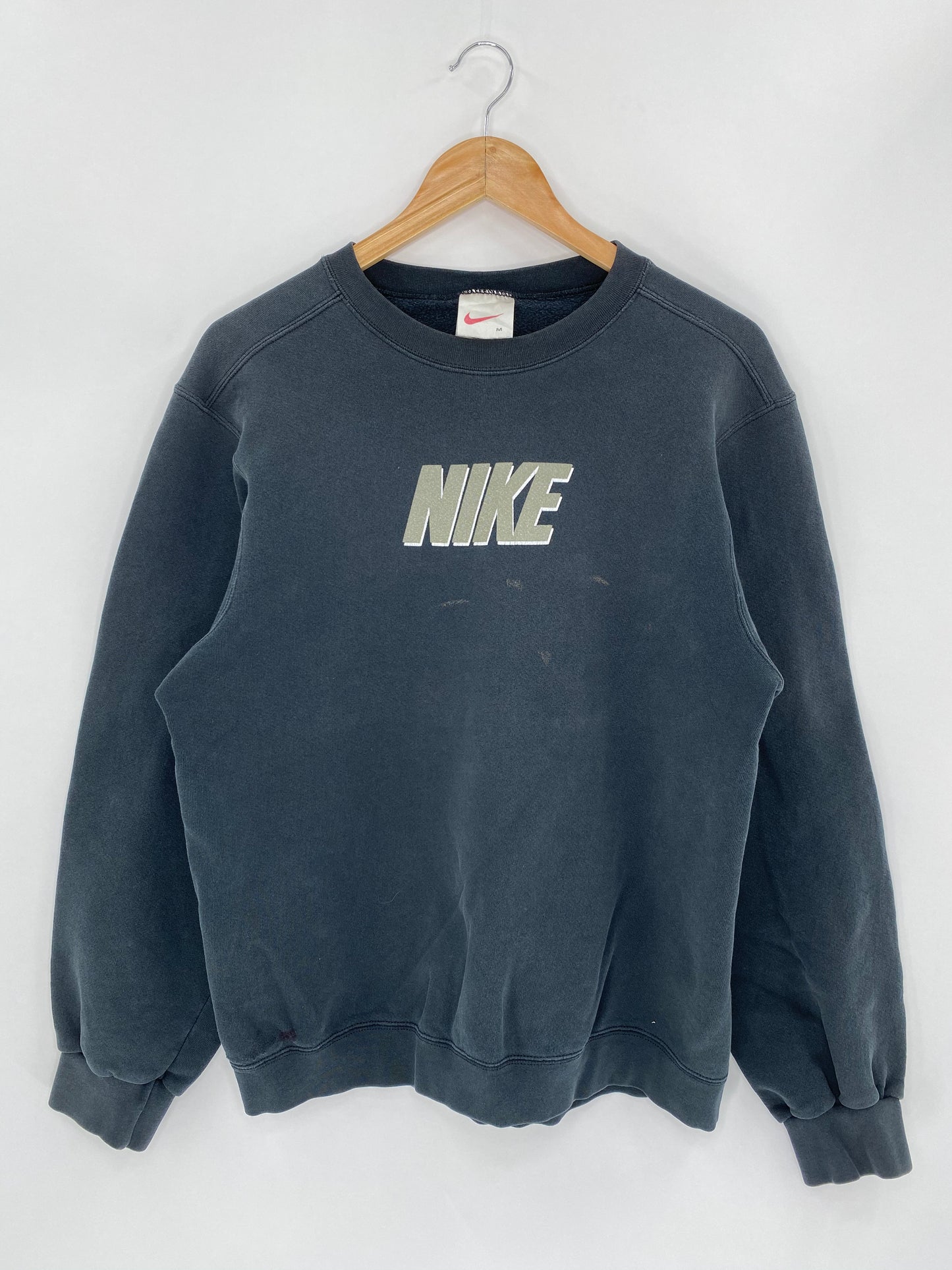90’s NIKE Logo Made in USA Size M Vintage Sweat-Shirt / 5574