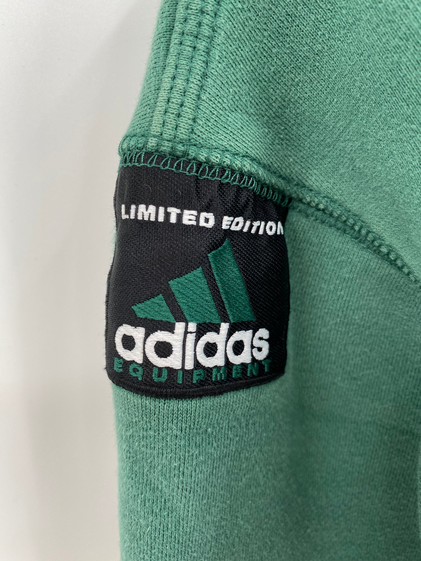 90’s ADIDAS Equipment Size S Vintage Half-zip Sweat-shirt / K2102
