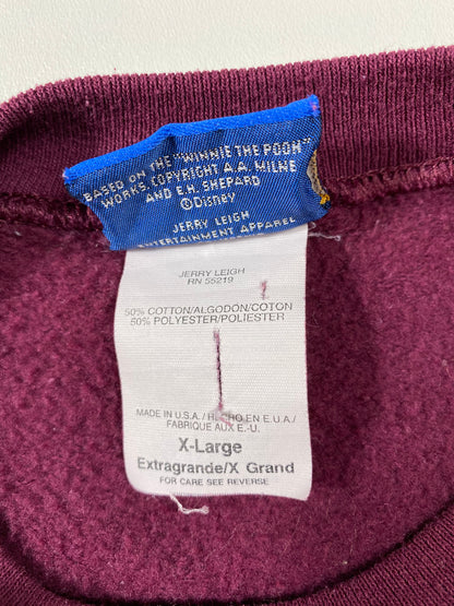 00' DISNEY WINNIE THE POOH Made in USA Size XL Vintage Sweat-shirt / 6482