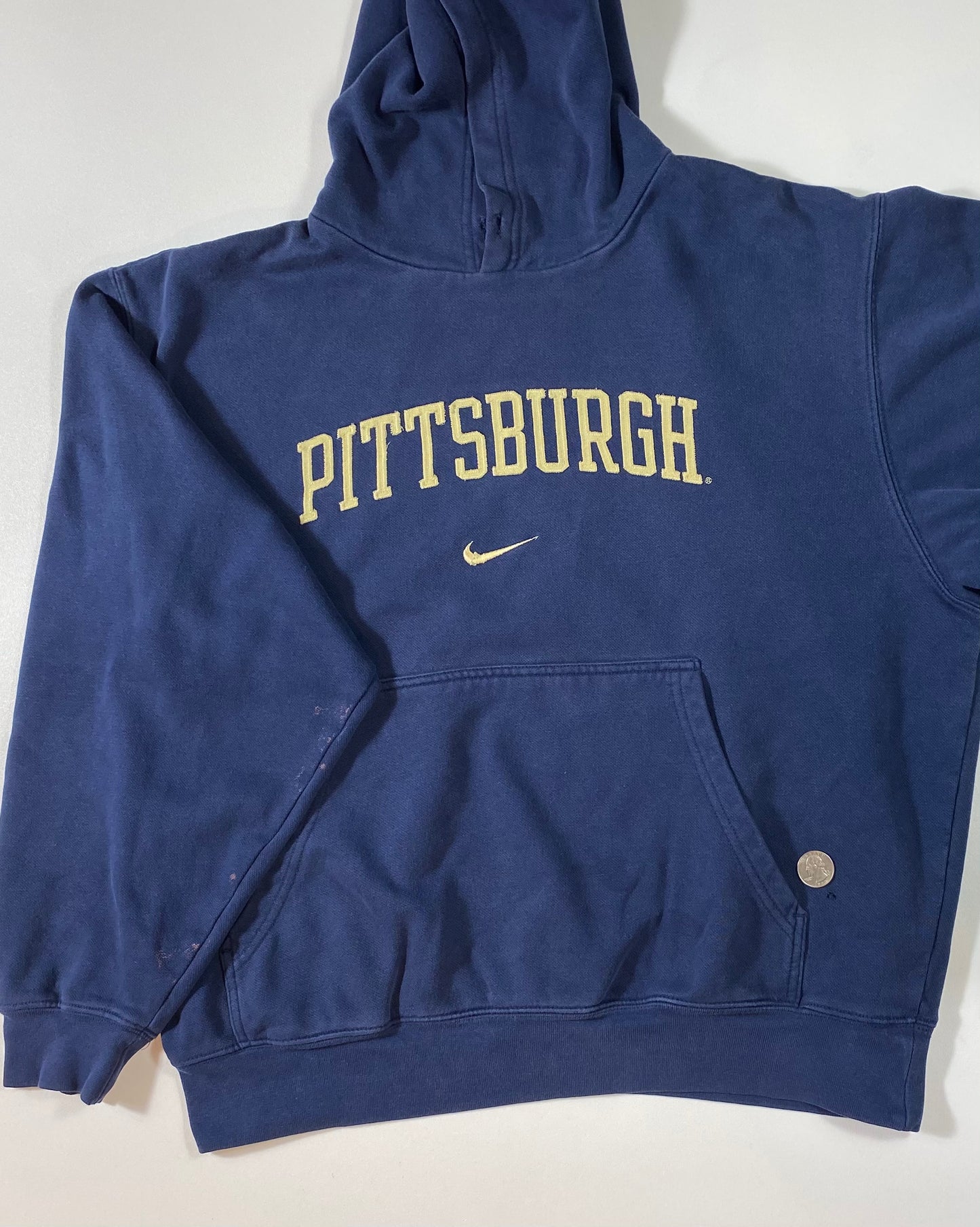 90’s NIKE PITTSBURGH Size M Vintage Hoodie Sweat-shirt / 6515