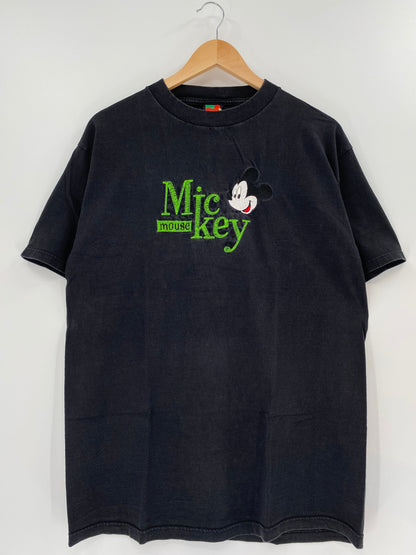 90's DISNEY MICKEY Size L Vintage T-Shirt / A2986
